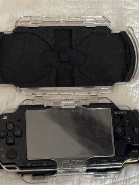 Sony PlayStation Portable (PSP) no charger comes with 5 games included